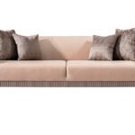 Florya Serisi Üçlü Koltuk - Krem