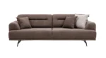 Aqua Serisi Üçlü Koltuk - Kahverengi
