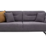 Aqua Serisi Long Üçlü Koltuk - Gri