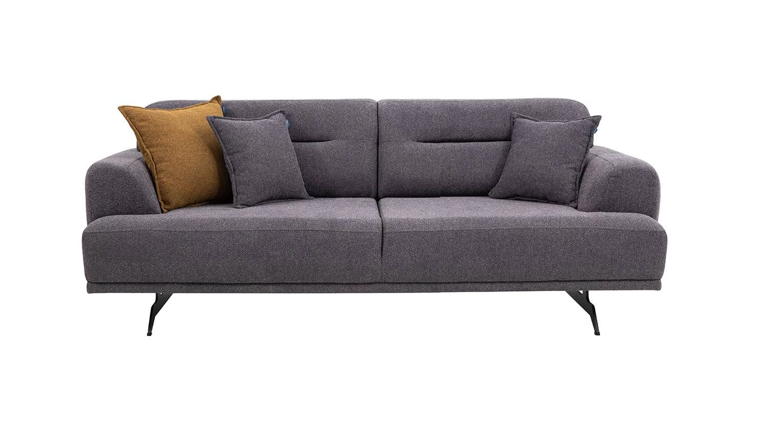 Bedesten Antalya 385a5096-ikili.webp-1 Aqua Serisi Long Üçlü Koltuk - Gri - Görsel 1