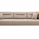 Aqua Serisi Long Dörtlü Koltuk - Bej