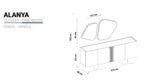 Alanya Serisi Konsol Alt Blok (Aynasız) - Görsel 4