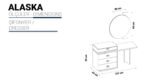 Alaska Serisi Şifonyer/Konsol Aynası - Görsel 5