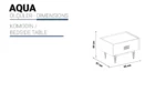 Aqua Serisi Komodin (2 Adet) - Görsel 4