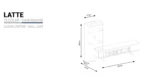 Latte Serisi Duvar Ünitesi - Görsel 10
