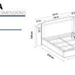 Salda Serisi Bazalı Karyola Aksesuarı 160 cm