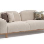 Soho Serisi Üçlü Koltuk - Krem